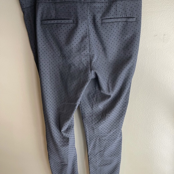 Navy Loft pants with polka dots - Picture 3 of 4